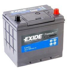 Aku Exide EA654 65Ah 580A hind ja info | Exide Outlet - lõpumüük | hansapost.ee