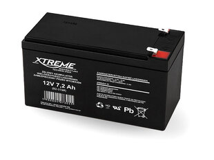 Свинцовый аккумулятор Xtreme 7.2Ач 12В цена и информация | Аккумуляторы | hansapost.ee