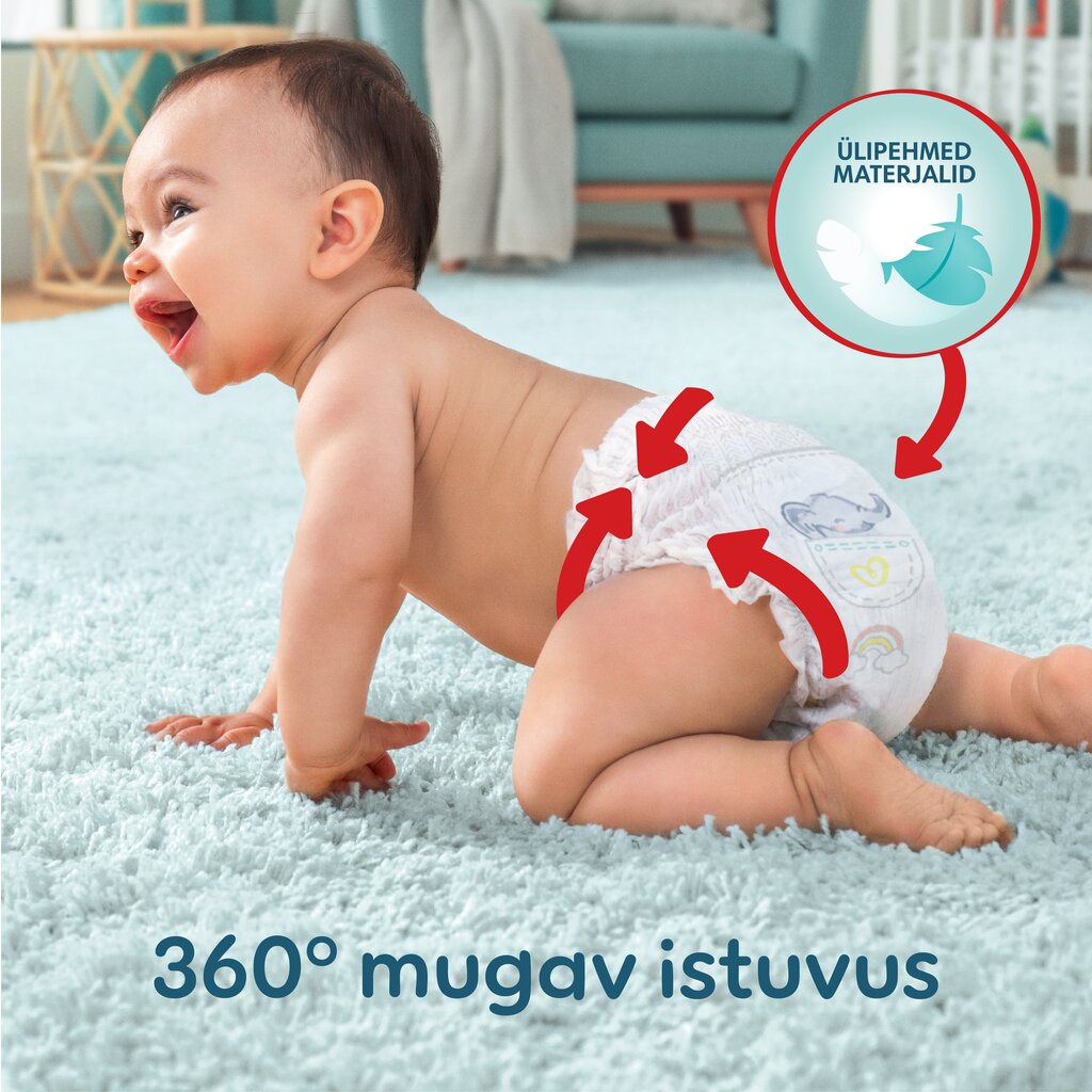 Püksmähkmed Pampers Premium Care Pants suurus 3, 140 tk hind ja info | Mähkmed, riidest mähkmed | hansapost.ee