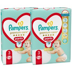 Püksmähkmed Pampers Premium Care suurus 3, 140 tk hind ja info | Mähkmed, riidest mähkmed | hansapost.ee