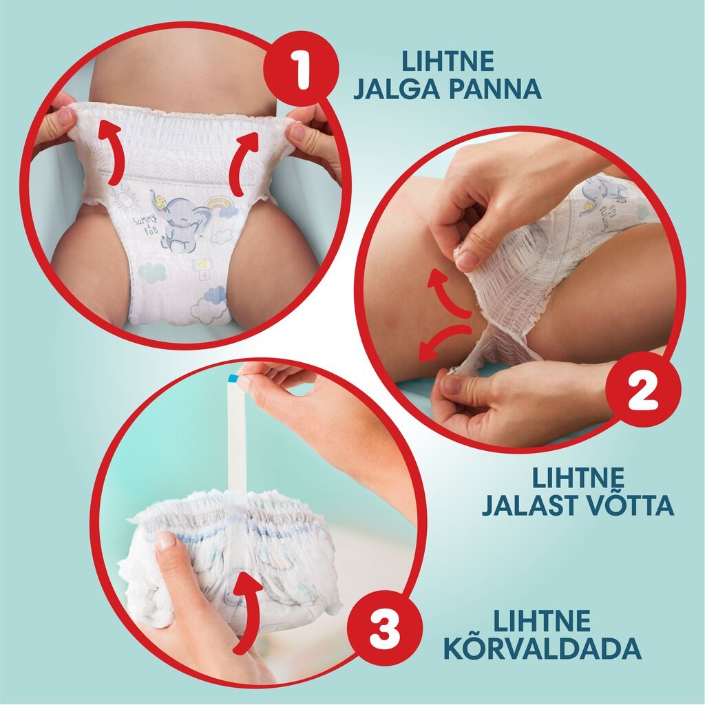 Püksmähkmed Pampers Premium Care Pants suurus 3, 140 tk hind ja info | Mähkmed, riidest mähkmed | hansapost.ee