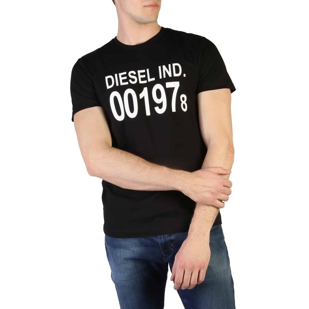 T-särk meestele Diesel, must цена и информация | T-särgid meestele | hansapost.ee