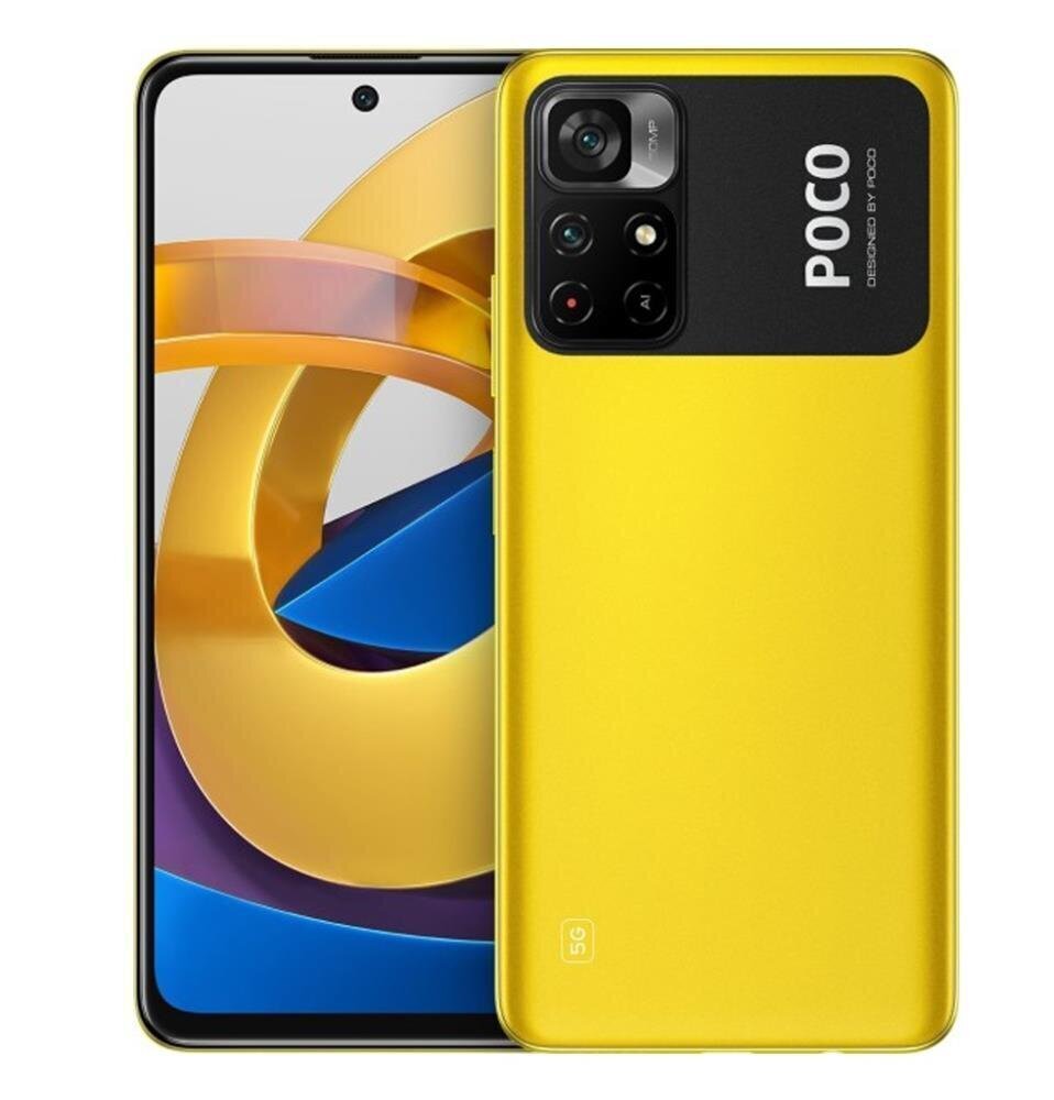 Nutitelefon Poco M4 Pro 5G 128GB Dual SIM Yellow цена и информация | Telefonid | hansapost.ee