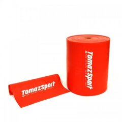 Лента спортивная эластичная Tomaz Sport 15x0,2 см, красная цена и информация | Тренировочные шины | hansapost.ee