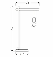 Candellux lighting valgusti Izzy 41-80042 цена и информация | Настольные лампы | hansapost.ee