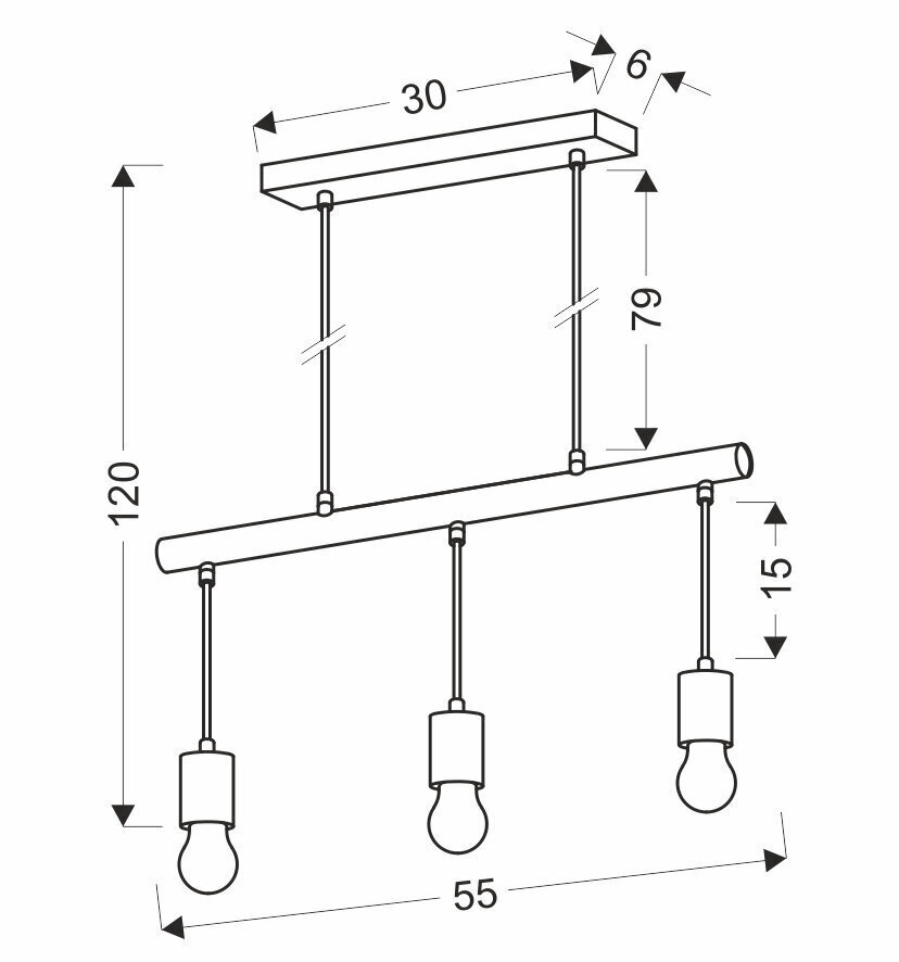 Candellux lighting valgusti Izzy 33-78070 hind ja info | Rippvalgustid | hansapost.ee