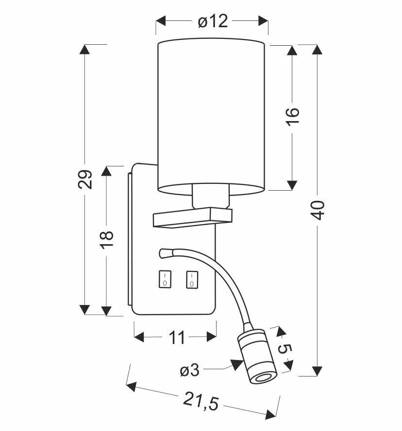 Candellux seinavalgusti Magnum hind ja info | Seinavalgustid | hansapost.ee