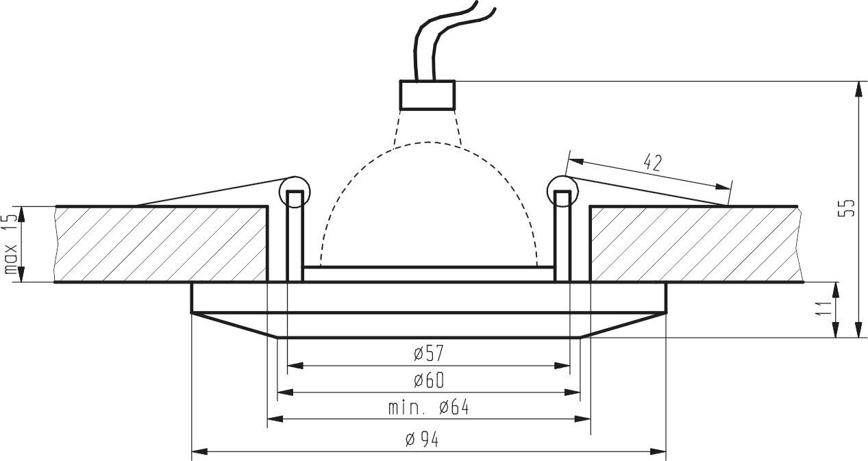 Candellux süvistatav valgusti SS-10 hind ja info | Süvistatavad LED valgustid | hansapost.ee