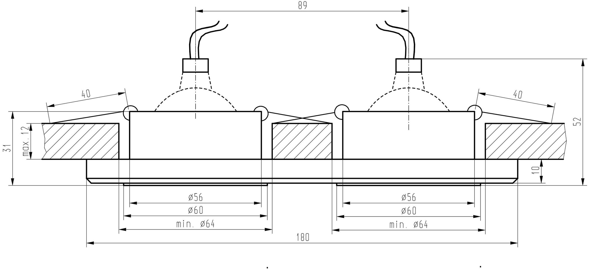 Candellux süvistatav valgusti SS-21 price and information | Süvistatavad LED valgustid | hansapost.ee