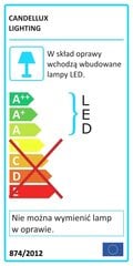 Candellux süvistatav valgusti SS-34 цена и информация | Монтируемые светильники, светодиодные панели | hansapost.ee