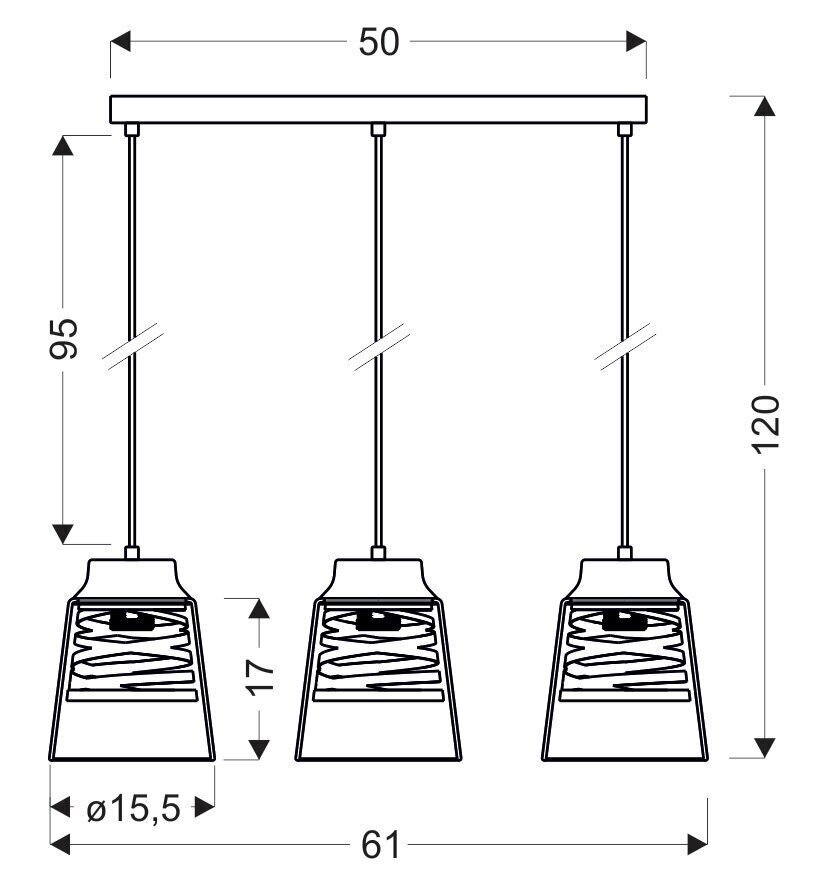 Candellux valgusti Fresno 33-78094 цена и информация | Rippvalgustid | hansapost.ee