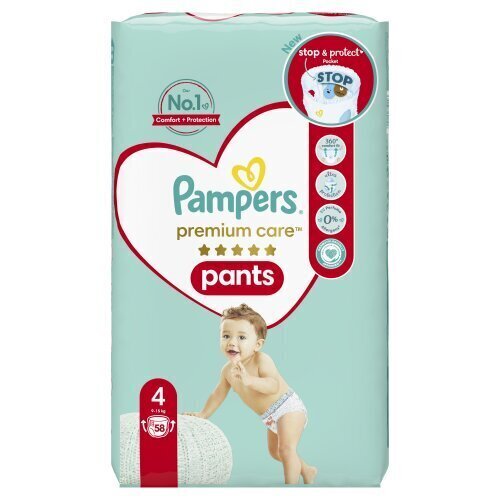 Püksmähkmed Pampers Premium Care Pants, 4 suurus, 116 tk hind ja info | Mähkmed, riidest mähkmed | hansapost.ee