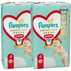 Подгузники-трусики PAMPERS Premium Care Pants, размер 4, 116 шт. цена и информация | Пеленки | hansapost.ee