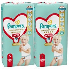 Püksmähkmed Pampers Premium Care Pants, suurus 5, 104 tk price and information | Mähkmed, riidest mähkmed | hansapost.ee