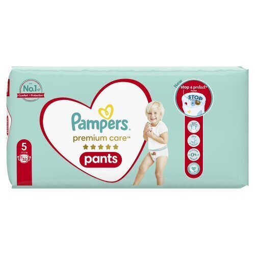 Püksmähkmed Pampers Premium Care Pants, suurus 5, 104 tk hind ja info | Mähkmed, riidest mähkmed | hansapost.ee