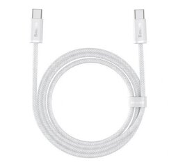 Cable USB-C to USB-C Baseus, 100W, 2m (white) цена и информация | Кабели для телефонов | hansapost.ee