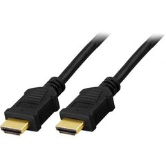 DELTACO HDMI кабель, 4K, UltraHD в 30 Гц, 5м, черный / HDMI-1050-K цена и информация | Кабели и провода | hansapost.ee