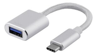 Deltaco, USB-C/USB-A, 10 cm hind ja info | Delta Arvutid ja IT- tehnika | hansapost.ee