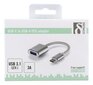 Deltaco, USB-C/USB-A, 10 cm цена и информация | USB adapterid ja jagajad | hansapost.ee