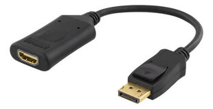 Deltaco DP-HDMI32, DP/HDMI, 0.1 m hind ja info | USB adapterid ja jagajad | hansapost.ee