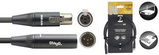 Stagg, 4pin MiniXLR M/F, 1.5 м цена и информация | Кабели и провода | hansapost.ee