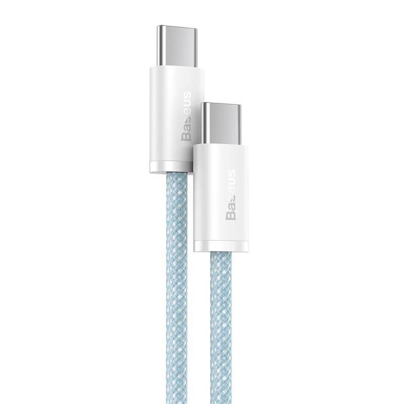 Telefonikaabel Baseus Dynamic Cable USB-C USB-C, PD, 1m, sinine hind ja info | Mobiiltelefonide kaablid | hansapost.ee