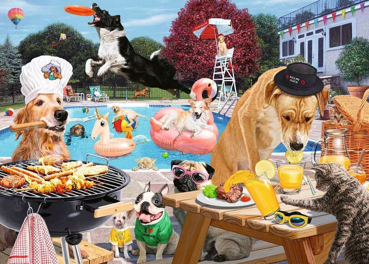 Pusle Dog Days of Summer, RAVENSBURGER, 1000 osa, 16810 цена и информация | Arendavad laste mänguasjad | hansapost.ee