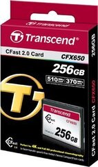 Transcend TS256GCFX650 CFast 256GB цена и информация | Карты памяти для фотоаппаратов | hansapost.ee