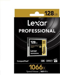 Lexar Pro CF 1066x UDMA 7 цена и информация | Карты памяти для фотоаппаратов, камер | hansapost.ee