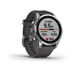 GPS-spordikell Garmin fēnix® 7S Hõbedane grafiithalli rihmaga : 010-02539-01 hind ja info | Nutikellad, laste nutikellad | hansapost.ee