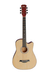 Akustilise kitarri komplekt Aiersi SG040C 38", pruun hind ja info | Kitarrid | hansapost.ee