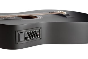 Elektrilise akustilise kitarri komplekt Aiersi SG040 CE 38" must hind ja info | Kitarrid | hansapost.ee