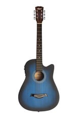 Elektrilise akustilise kitarri komplekt Aiersi SG040 CE 38" sinine hind ja info | Kitarrid | hansapost.ee