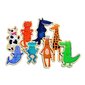 Puidust magnetiga pusle Hullunud loomad Djeco, DJ03111 hind ja info | Beebide mänguasjad | hansapost.ee