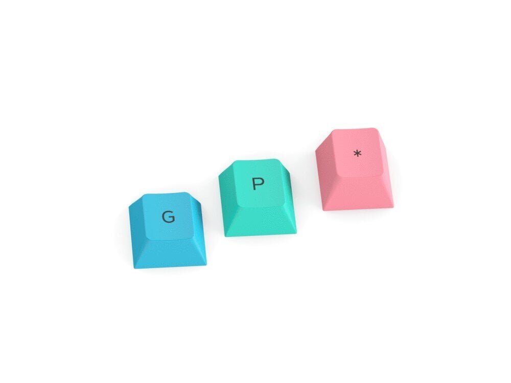 Glorious PC Gaming Race GPBT Keycaps Pastel 114 vnt. hind ja info | Klaviatuurid | hansapost.ee