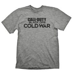 Call of Duty Cold War LOGO серая футболка - XL размер цена и информация | Атрибутика для игроков | hansapost.ee