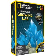 Teadusmäng Kristalli kasvatamine National Geographic Crystal Grow Blue, NGBCRYSTAL hind ja info | Arendavad laste mänguasjad | hansapost.ee