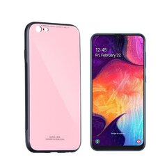 TakeMe GLASS läikiv õhuke tagus Samsung Galaxy A50 (A505F) / A30 (A305F) roosa hind ja info | Telefonide kaitsekaaned ja -ümbrised | hansapost.ee