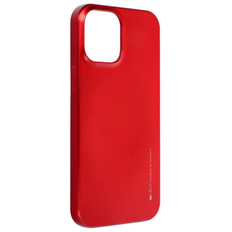 Mercury i-Jelly Metal Effect Thin TPU Hard Protection tagus iPhone 13 Pro Max Cosmo Red hind ja info | Telefonide kaitsekaaned ja -ümbrised | hansapost.ee