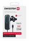 Swissten Mafsafe Air Vent Car Holder With 15W Wireless Charging Black цена и информация | Telefonihoidjad | hansapost.ee