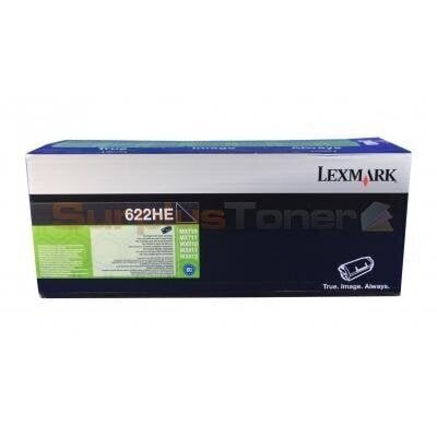 Printerikassett Lexmark 622HE (62D2H0E) Corporate, must, 25 000 lk цена и информация | Laserprinteri toonerid | hansapost.ee