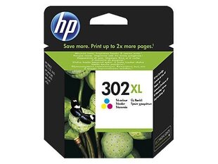 HP - Tusz nr 302XL Tri-Colour F6U67AE hind ja info | Tindiprinteri kassetid | hansapost.ee