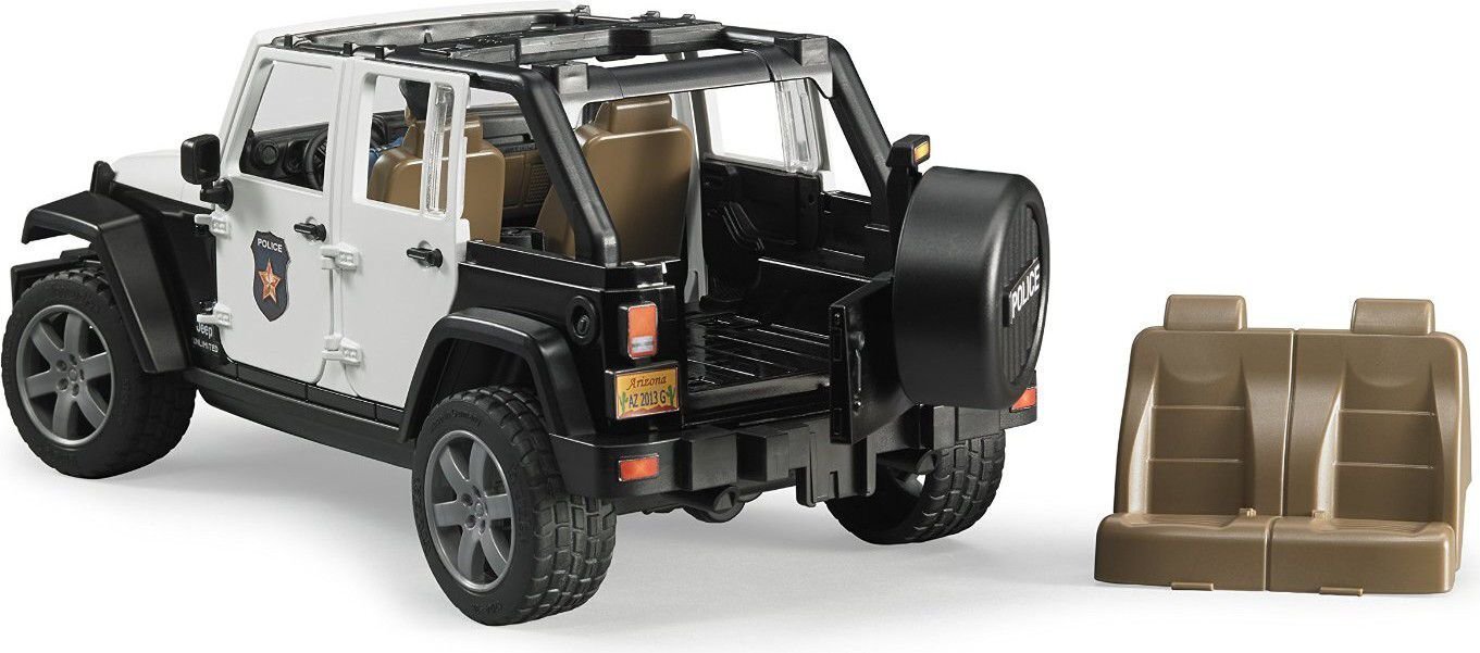 Politseiauto Jeep Wrangle Bruder, BR-02526 hind ja info | Mänguasjad poistele | hansapost.ee