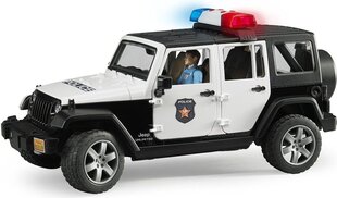 Politseiauto Jeep Wrangle Bruder, BR-02526 hind ja info | Bruder Lastekaubad ja beebikaubad | hansapost.ee