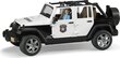 Politseiauto Jeep Wrangle Bruder, BR-02526 hind ja info | Mänguasjad poistele | hansapost.ee