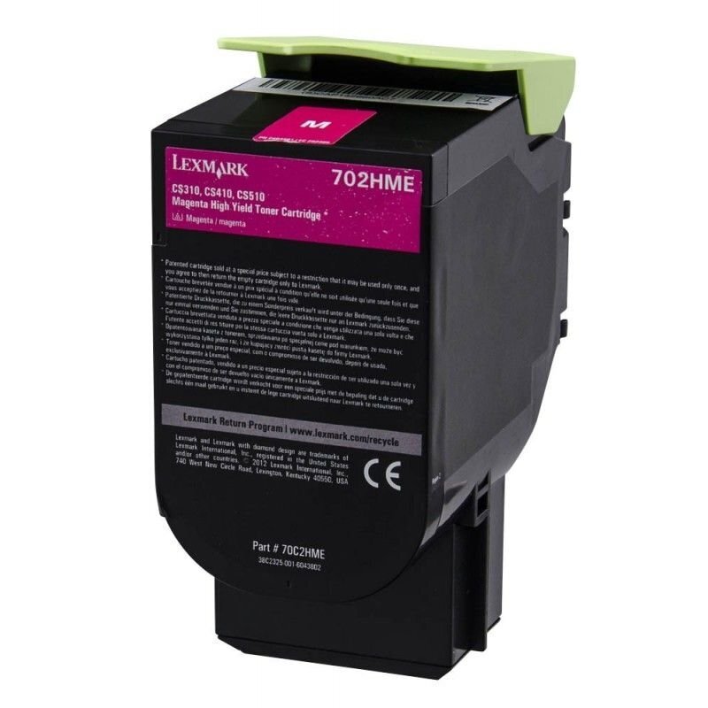 Lexmark 70C2HME Cartridge, Magenta, 3000 hind ja info | Laserprinteri toonerid | hansapost.ee