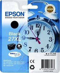 Epson tindikassett T2711XL BK C13T27114010 C13T27114012 27XL BK - hind ja info | Tindiprinteri kassetid | hansapost.ee