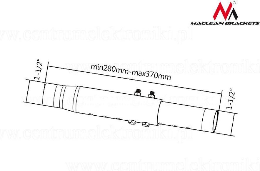 Maclean MC-708 hind ja info | Teleri seinakinnitused ja hoidjad | hansapost.ee