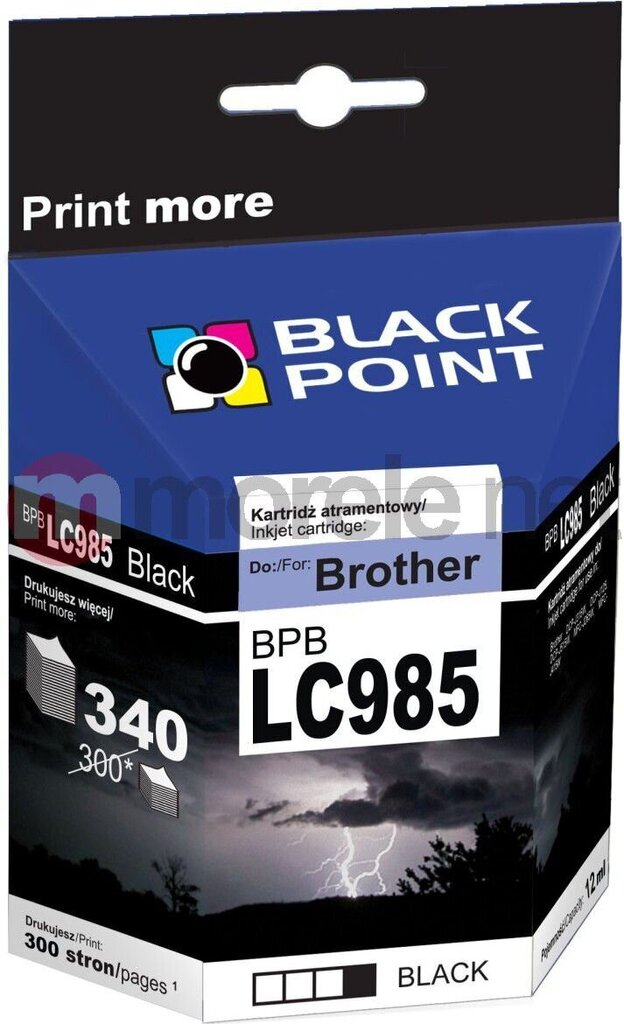 Black Point Brother BPB LC985XLBK hind ja info | Tindiprinteri kassetid | hansapost.ee