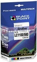 Black Point Brother BPB LC1100/980XL CMYK hind ja info | Tindiprinteri kassetid | hansapost.ee